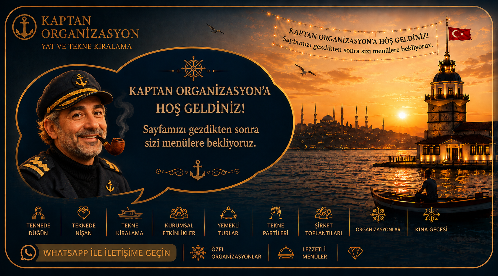 Kaptan Organizasyon Ana Ekran